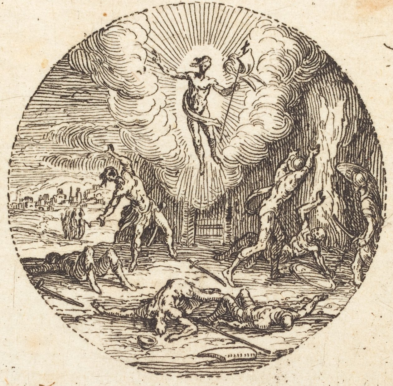 La resurrezione da Jacques Callot