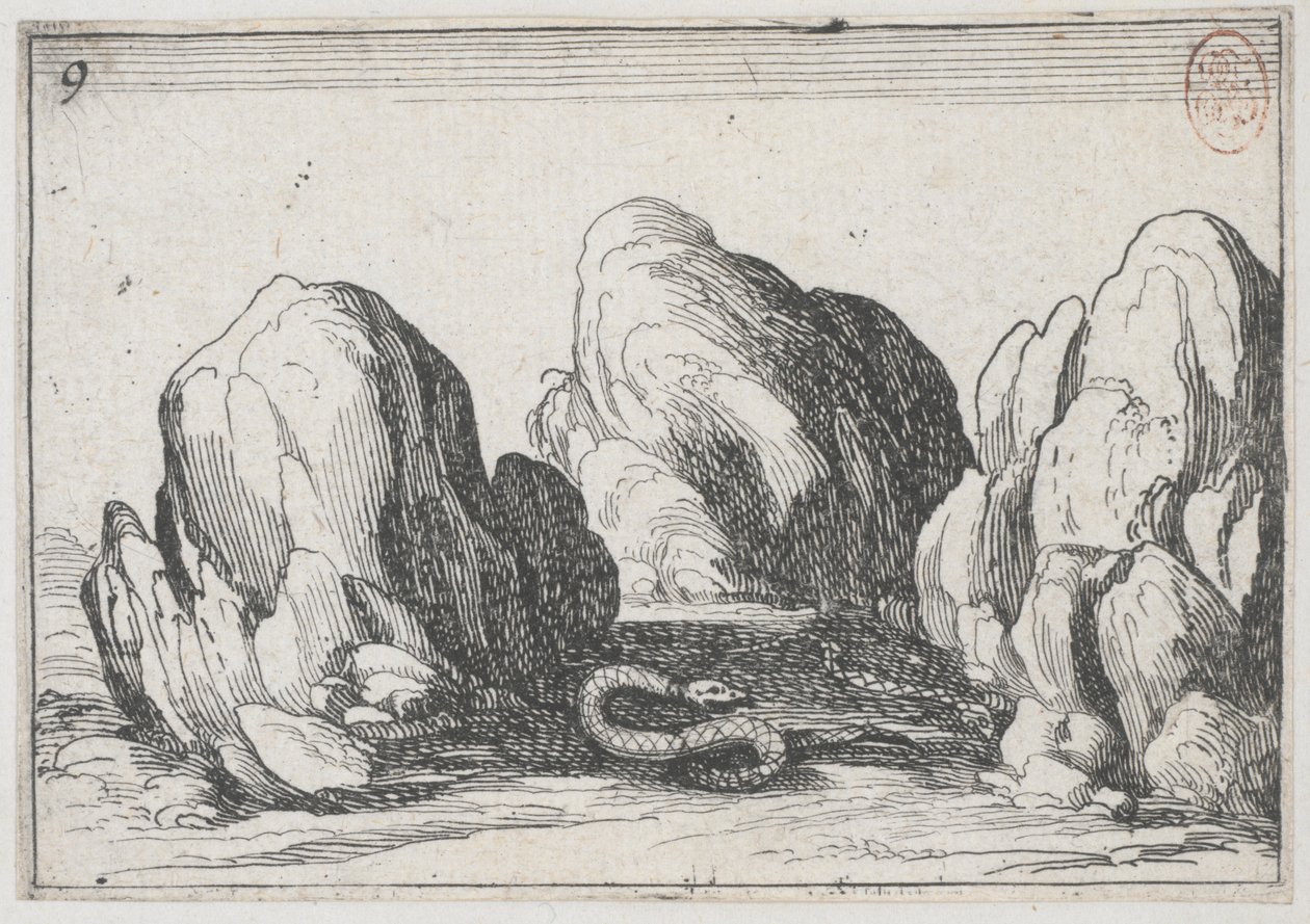 Il Serpente - n. 9 dalla serie da Jacques Callot
