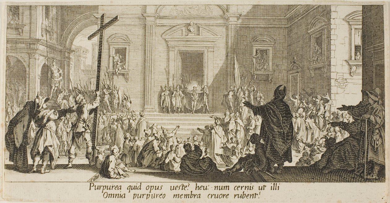 Il Piccolo Porto, da Varie Scene Disegnate a Firenze da Jacques Callot