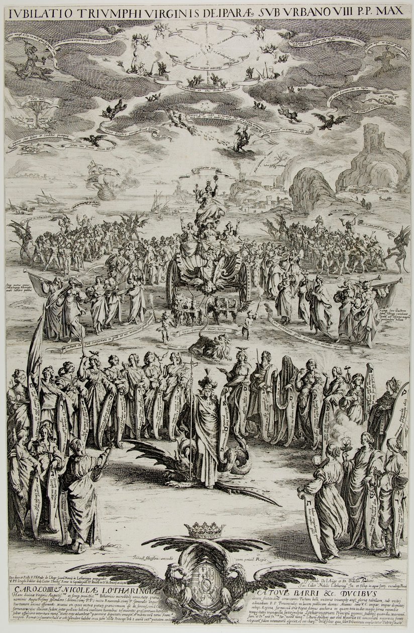 Il trionfo della Vergine da Jacques Callot