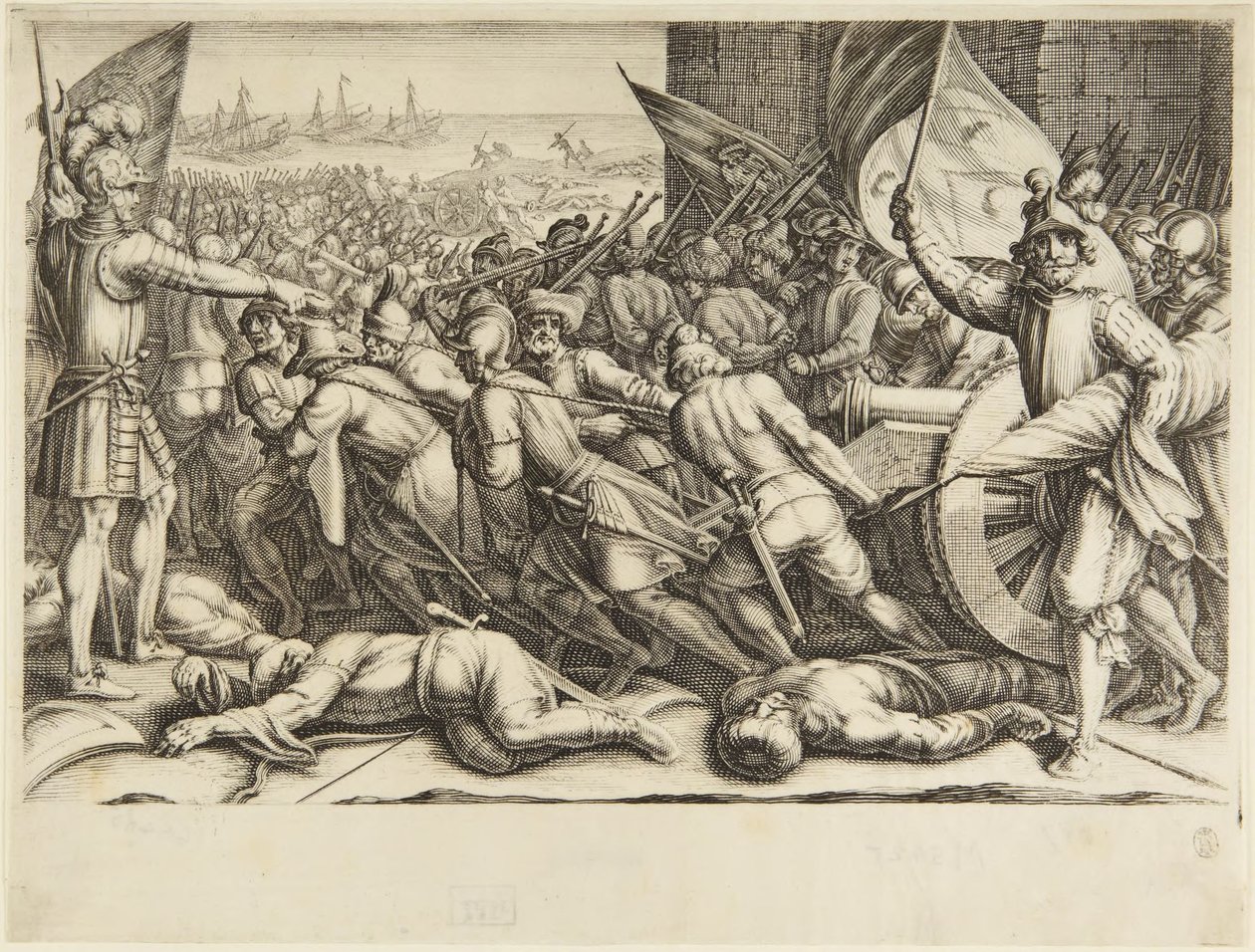 Le truppe si imbarcano nuovamente da Jacques Callot