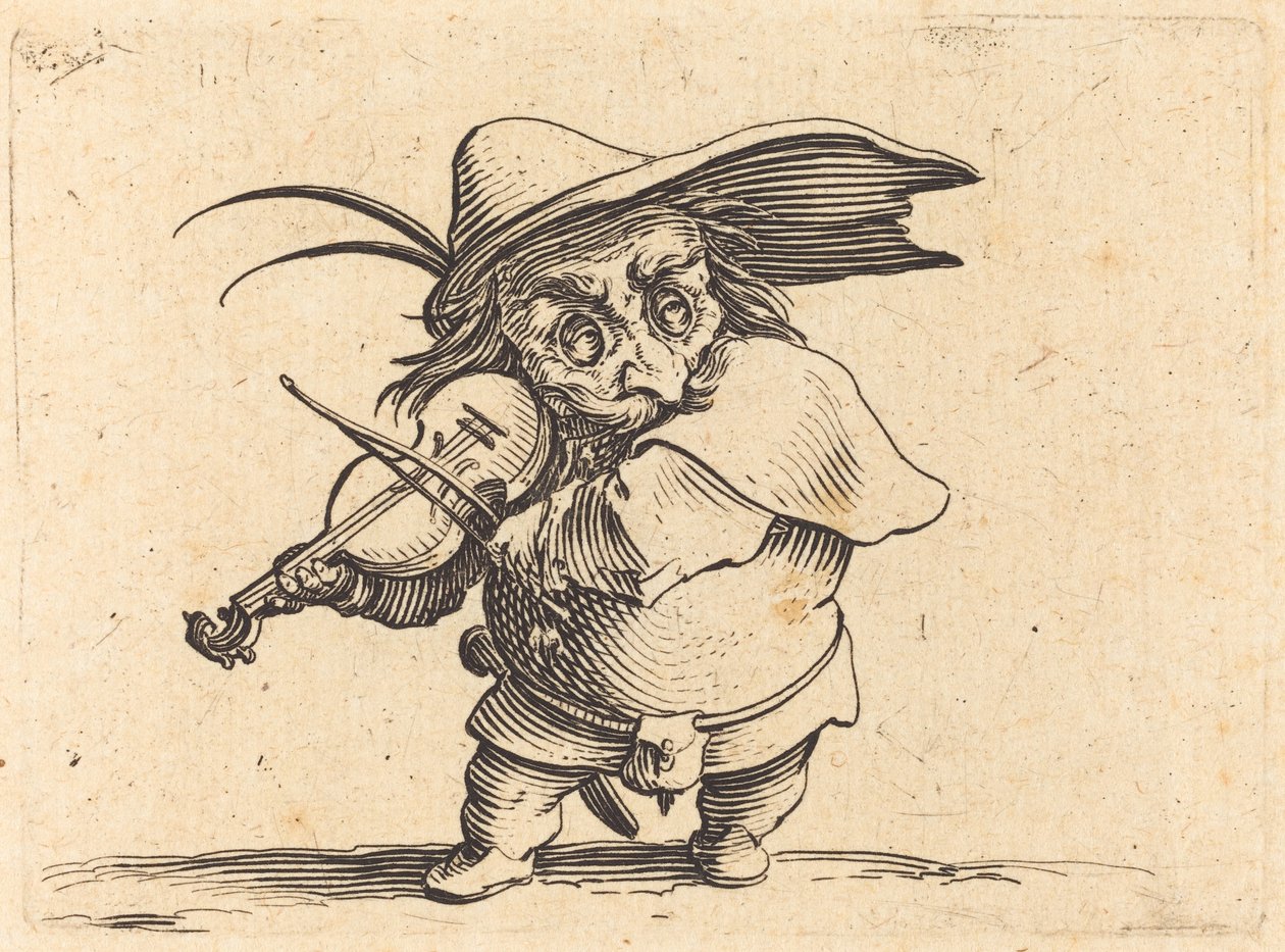 Il violinista da Jacques Callot