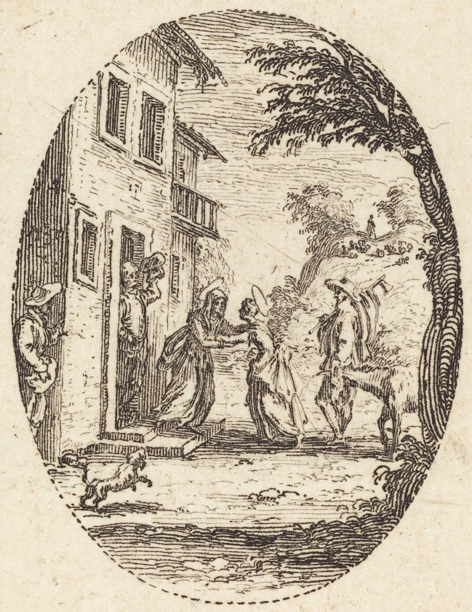 La visitazione da Jacques Callot