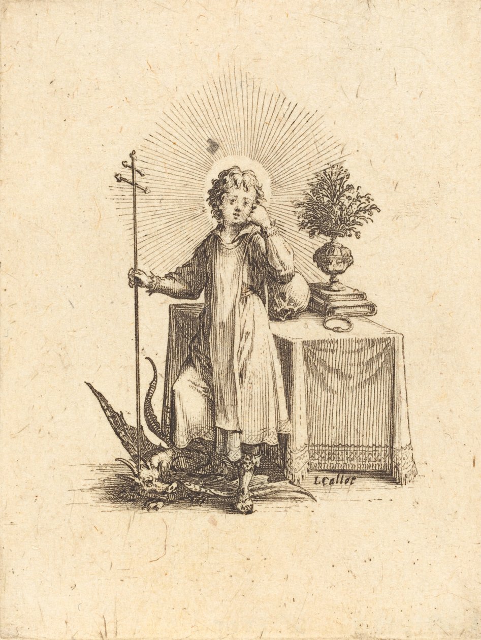 Il giovane Gesù da Jacques Callot