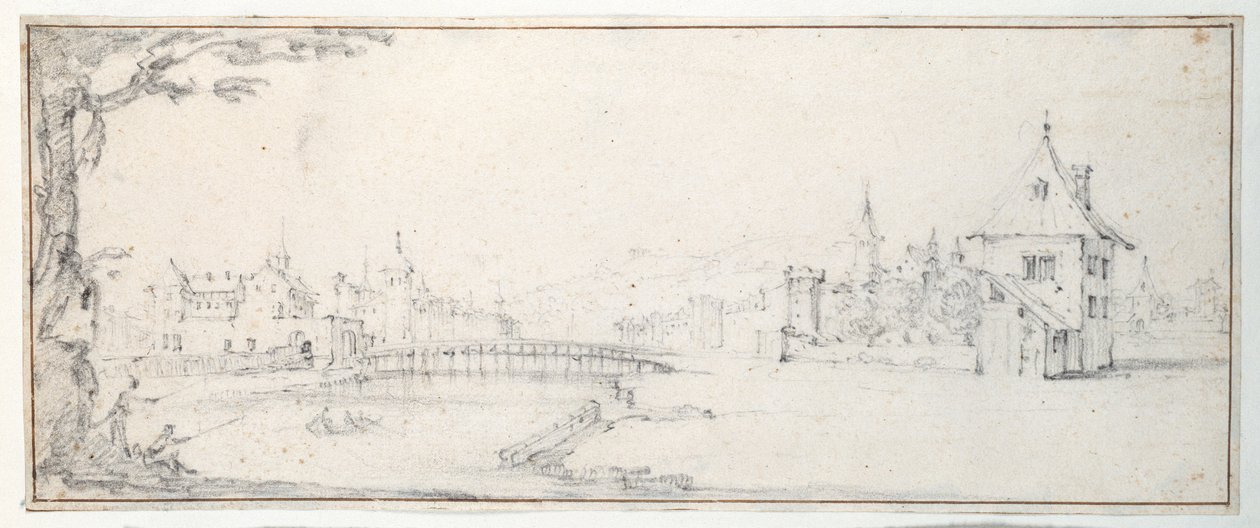 Il ponte del Gaucheu a Epinal da Jacques Callot