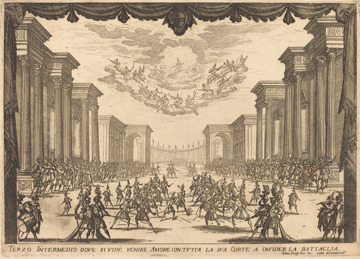 Terzo intermezzo, 1617 da Jacques Callot