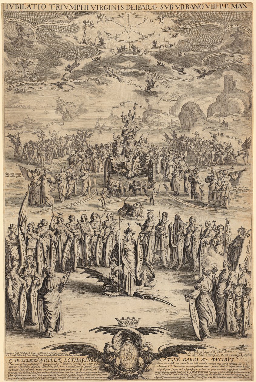 Trionfo della Vergine Maria da Jacques Callot