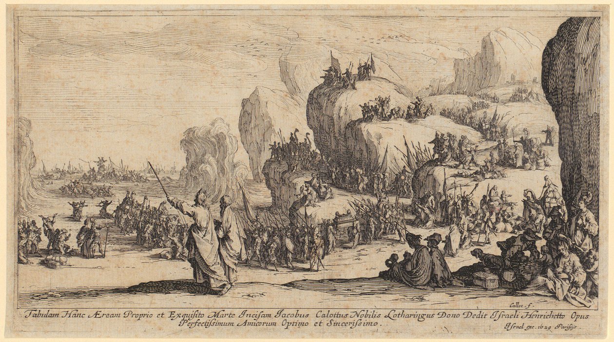 Le truppe lasciano le loro navi da Jacques Callot