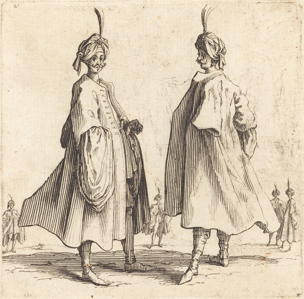 Due Turchi da Jacques Callot