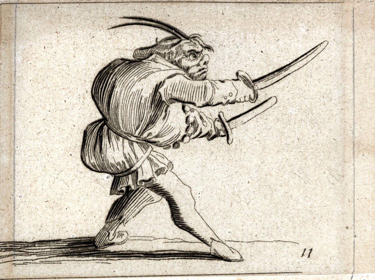 Varie Figure Gobbi ... (incisione) da Jacques Callot