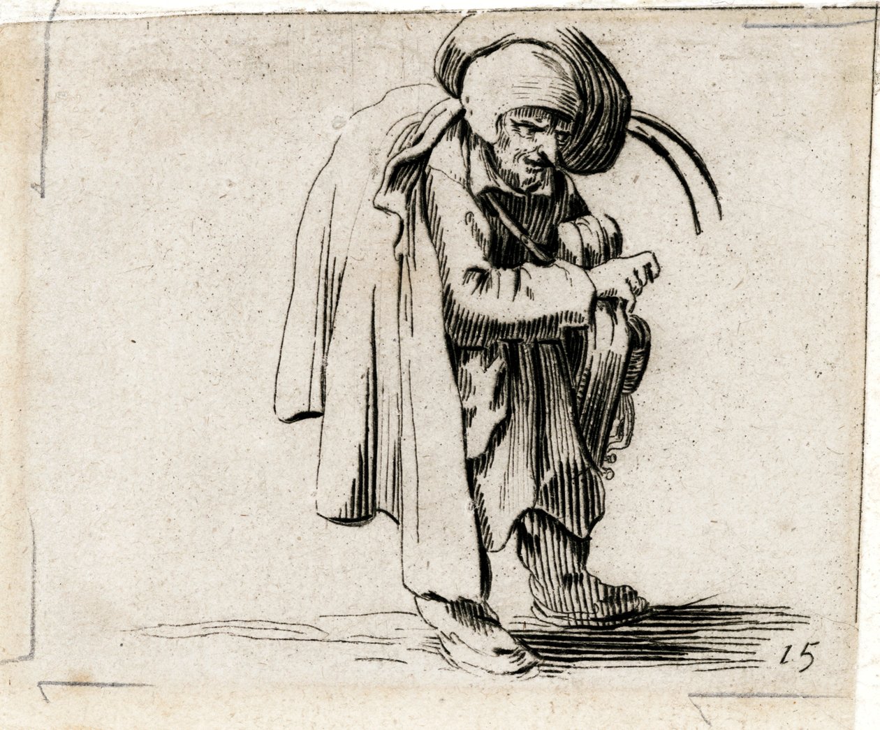 Varie Figure Gobbi ... (incisione) da Jacques Callot