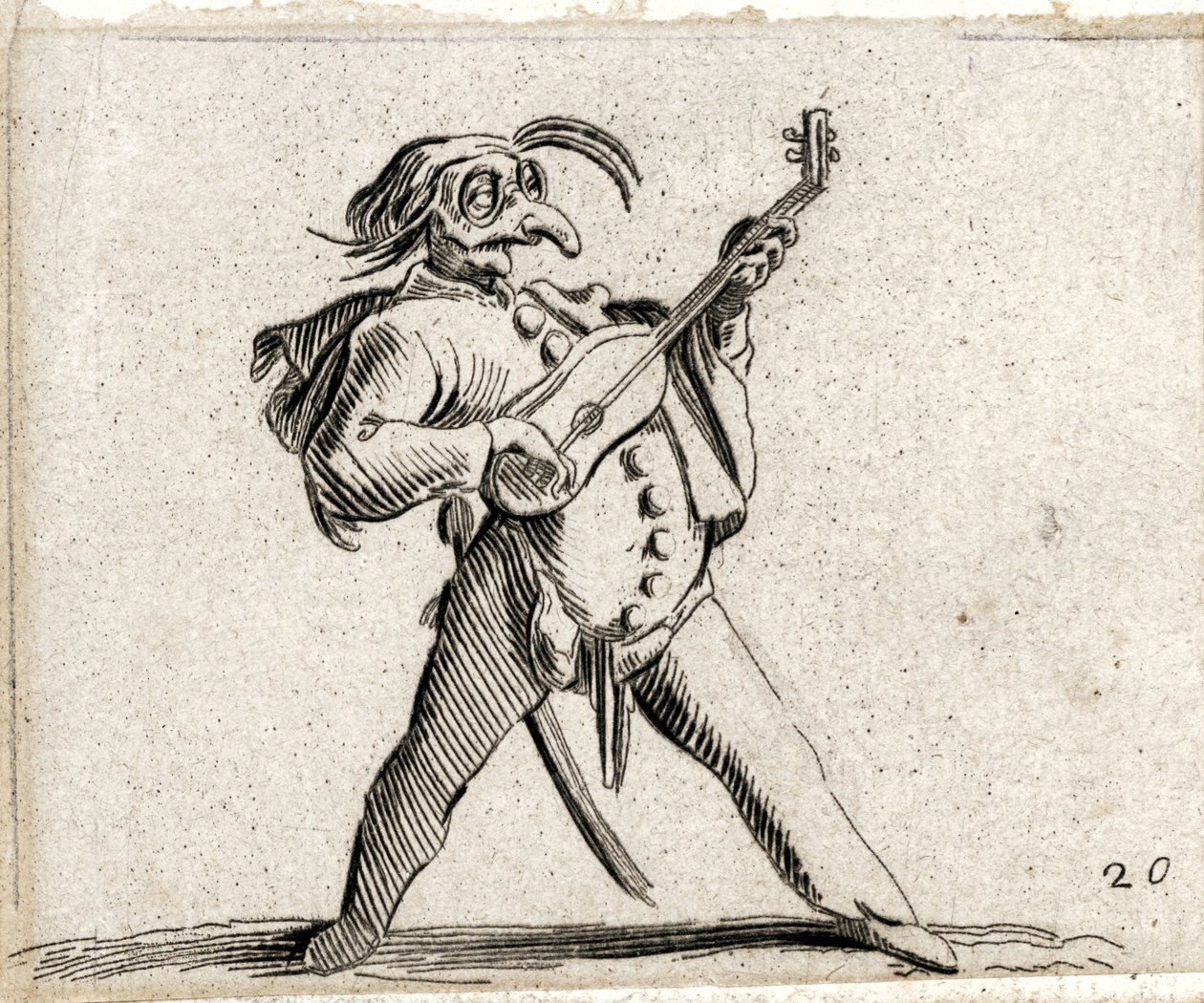 Varie Figure Gobbi ... (incisione) da Jacques Callot