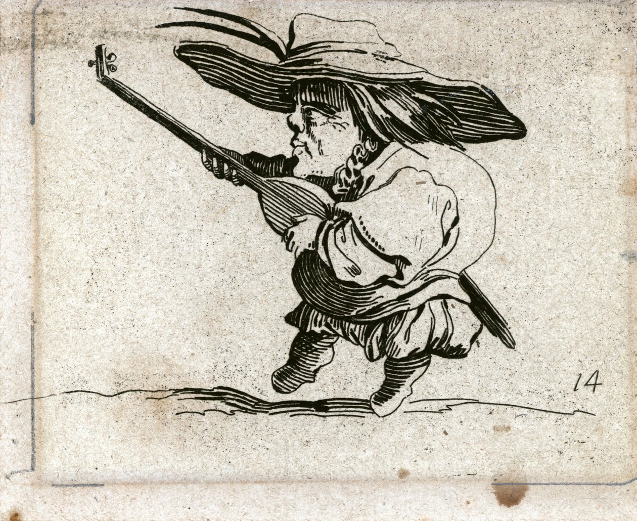 Varie Figure Gobbi ... (incisione) da Jacques Callot