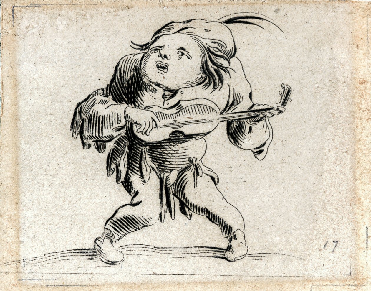 Varie Figure Gobbi ... (incisione) da Jacques Callot