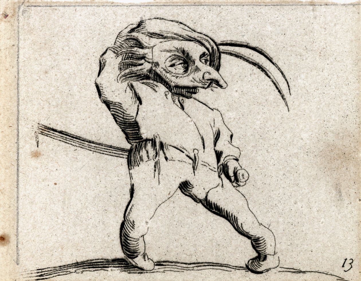 Varie Figure Gobbi ... (incisione) da Jacques Callot
