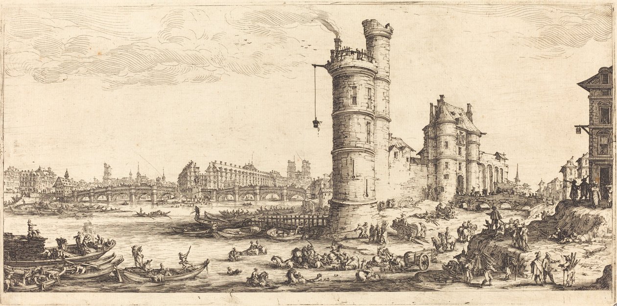 Vista del Pont Neuf da Jacques Callot