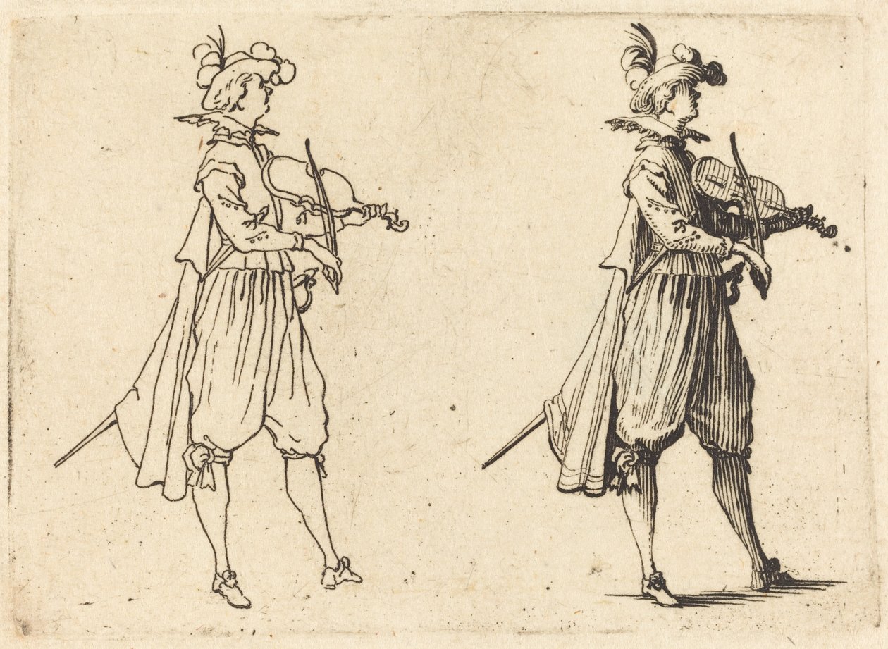 Violinista da Jacques Callot