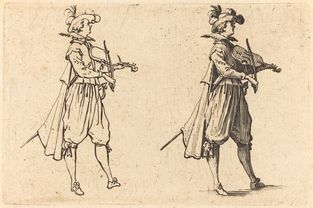 Violinista da Jacques Callot