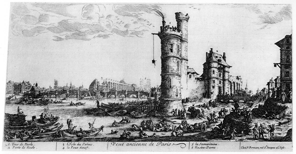 Vue Ancienne de Paris, c1615-1635 1924 da Jacques Callot