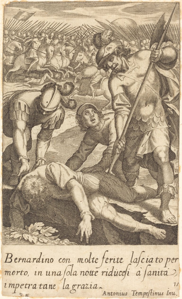 Bernardino da Jacques Callot after Antonio Tempesta