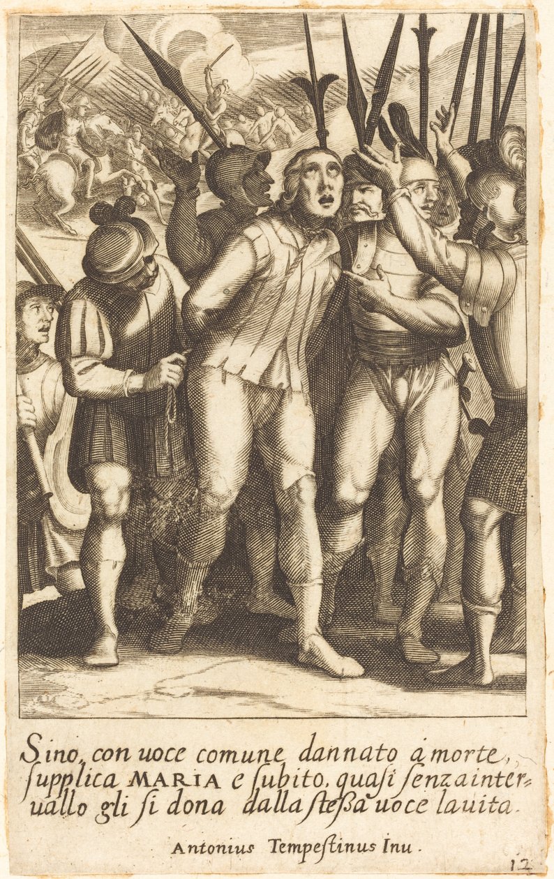 Sino da Jacques Callot after Antonio Tempesta