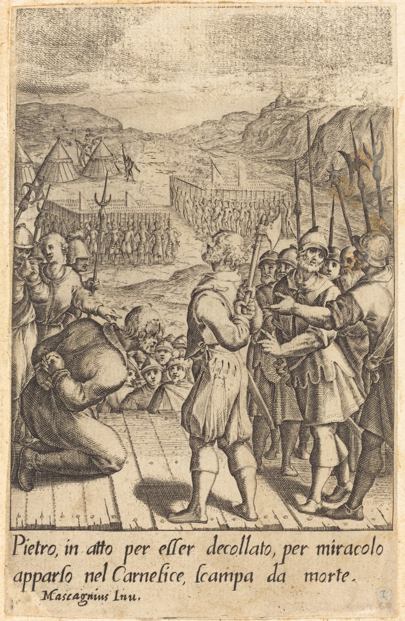 Il boia da Jacques Callot after Donato Mascagni