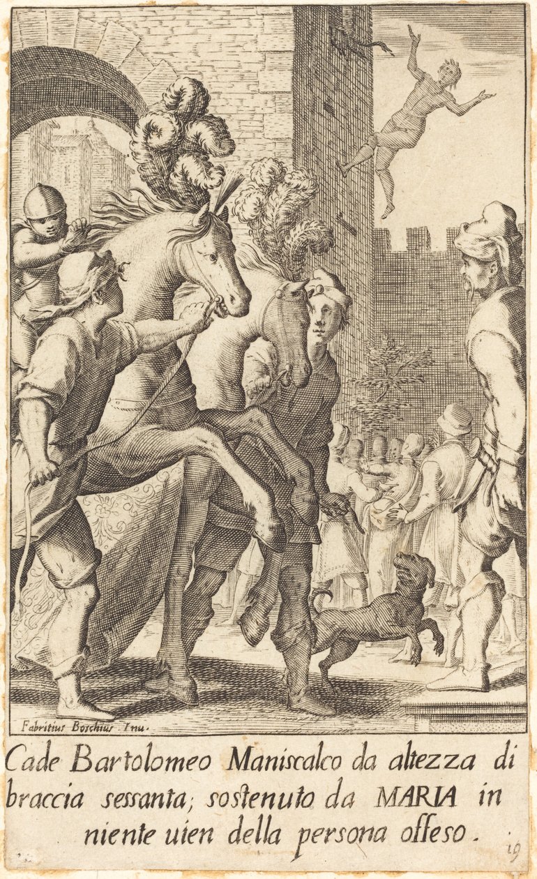 Bartolomeo, maniscalco da Jacques Callot after Fabrizio Boschi