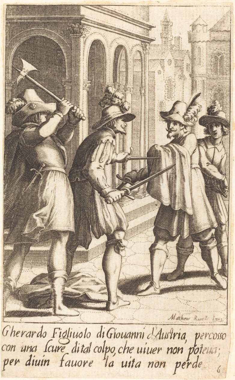 Gherardo da Jacques Callot after Matteo Rosselli