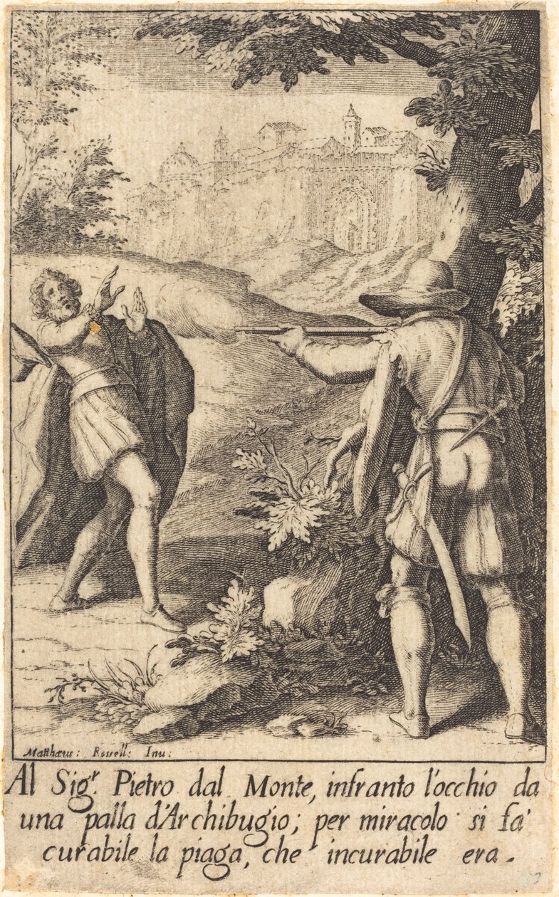 Pietro dal Monte da Jacques Callot after Matteo Rosselli