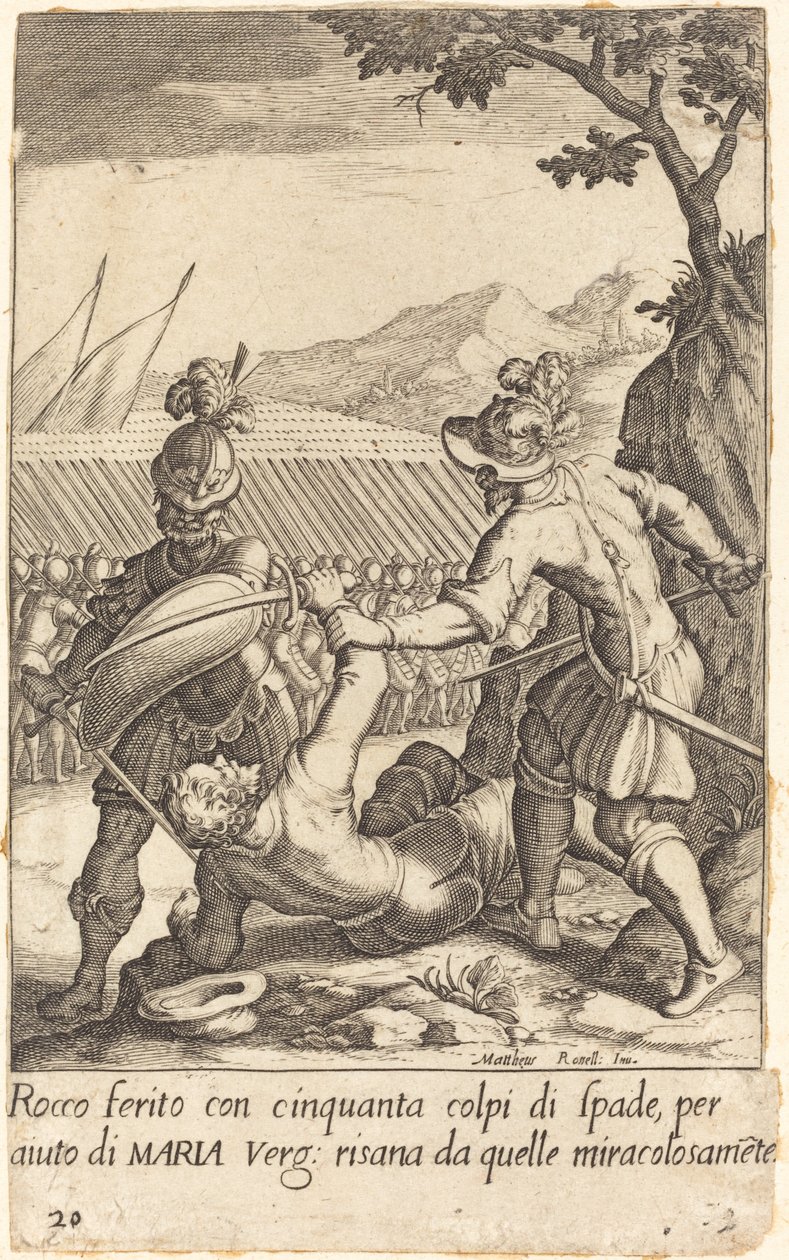 Rocco da Jacques Callot after Matteo Rosselli