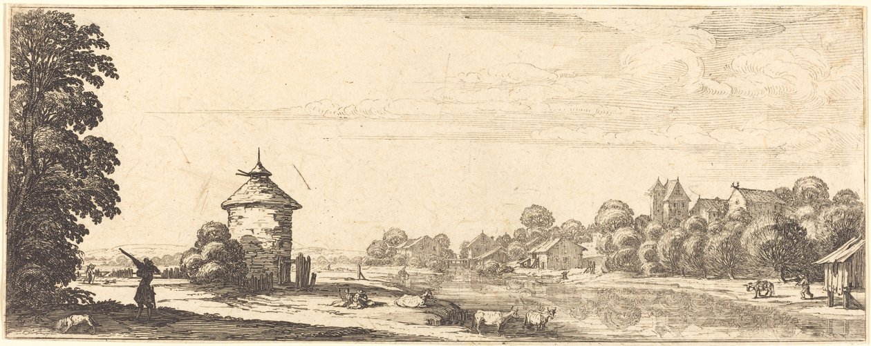 Il colombaio da Jacques Callot or Follower of Jacques Callot