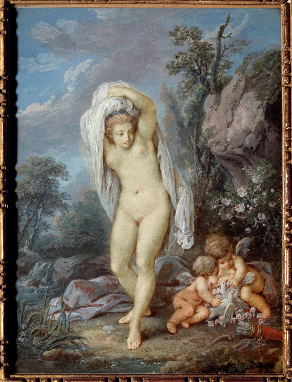 Il bagno di Venere. Dipinto di Jacques Charlier da Jacques Charlier