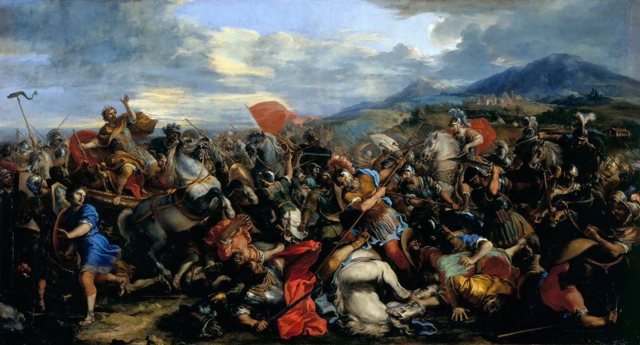 La Battaglia di Gaugamela nel 331 a.C. da Jacques Courtois