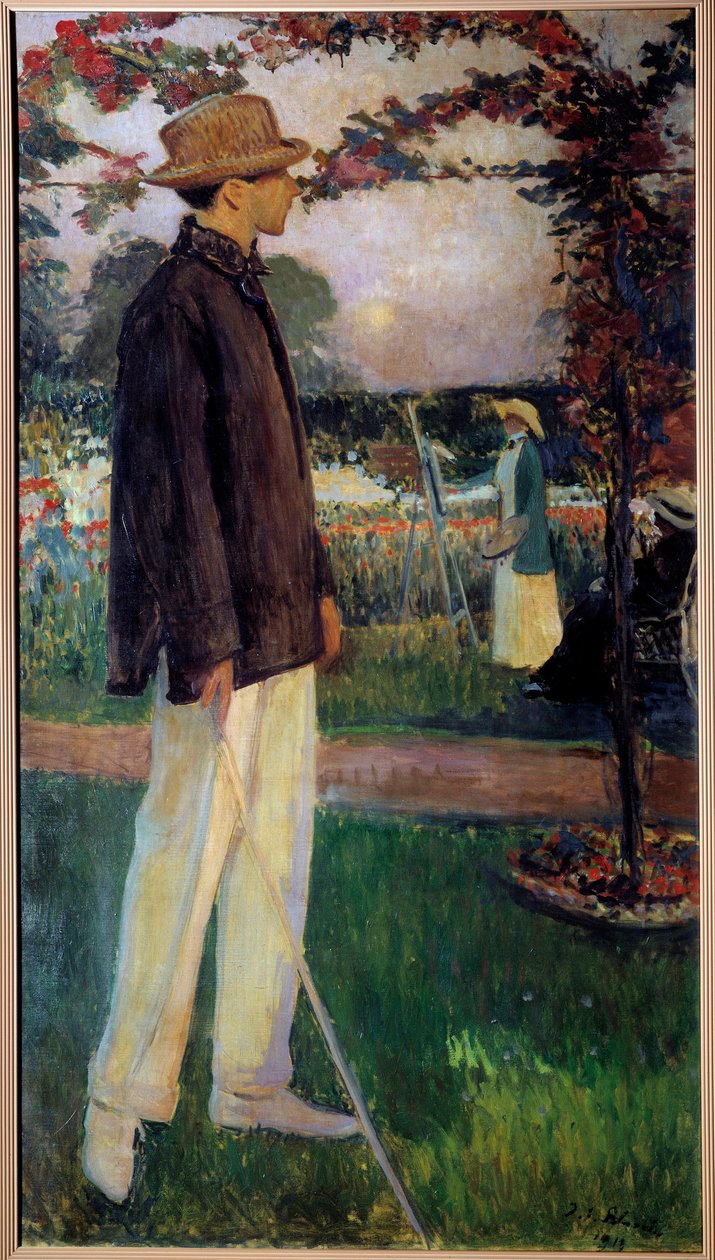Ritratto a Piedi di Jean Cocteau (1889-1963) Scrittore da Jacques Emile Blanche