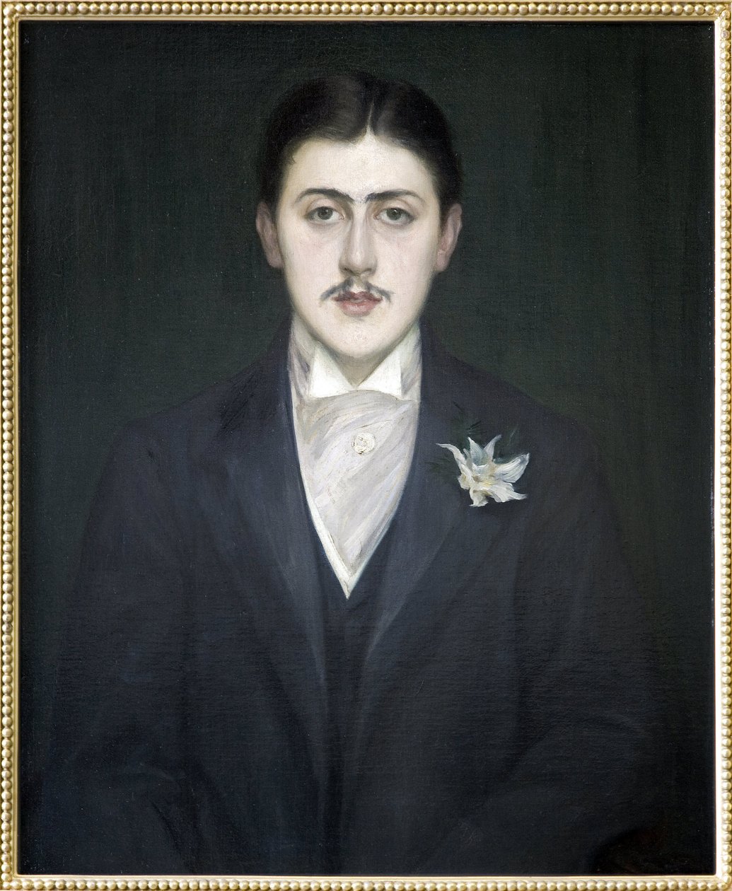 Ritratto di Marcel Proust da Jacques Emile Blanche