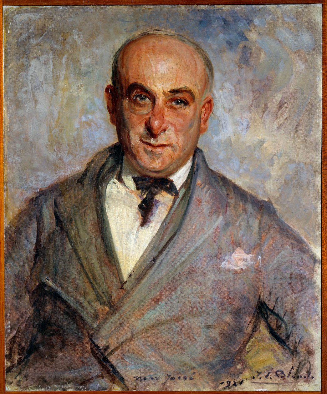 Ritratto di Max Jacob (1876-1944) poeta francese da Jacques Emile Blanche