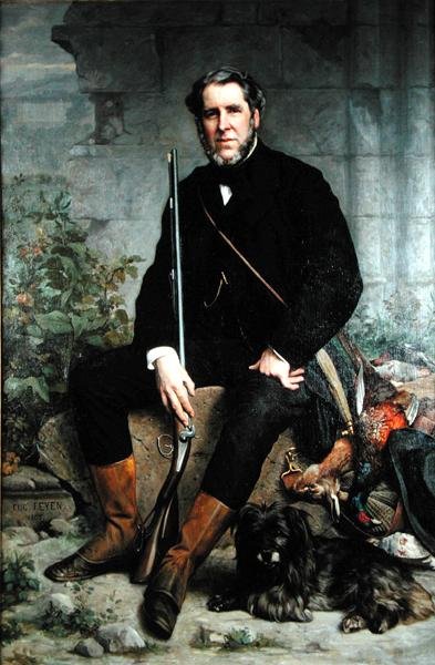 Ritratto di John Bowes (1811-85) da Jacques Eugene Feyen