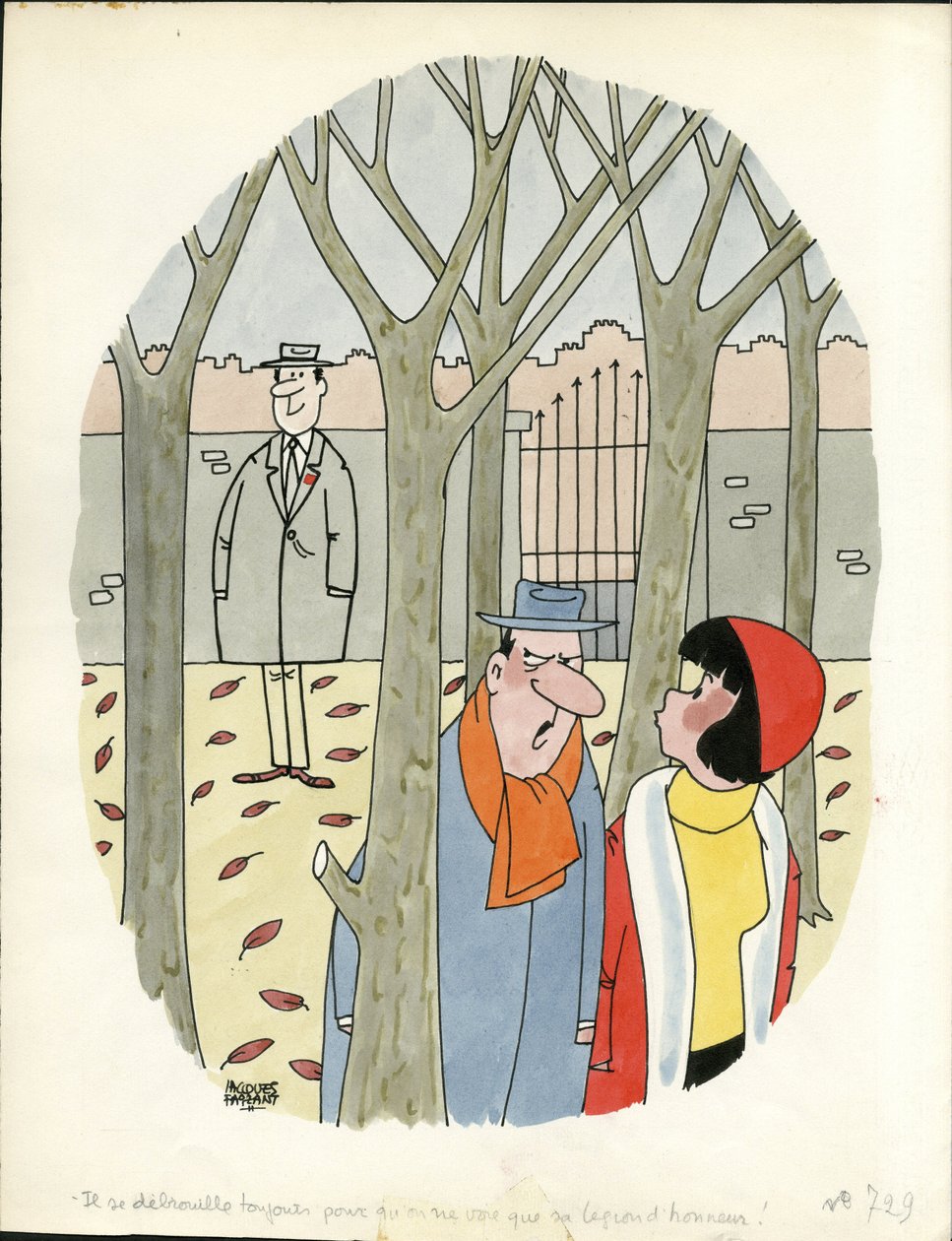 Giorni di Francia, satirici a colori da Jacques Faizant