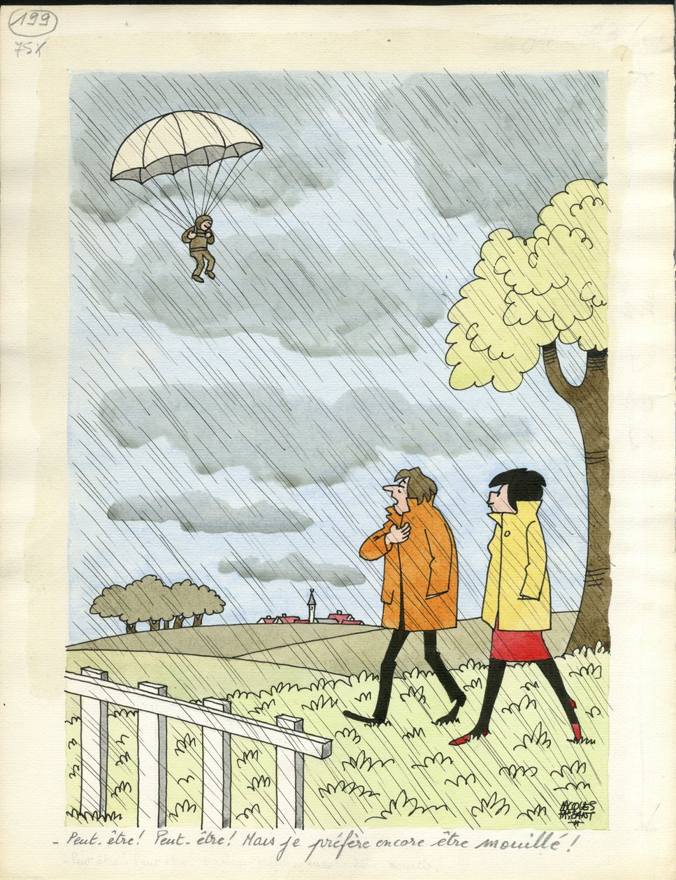 Giorni di Francia, satirici a colori da Jacques Faizant