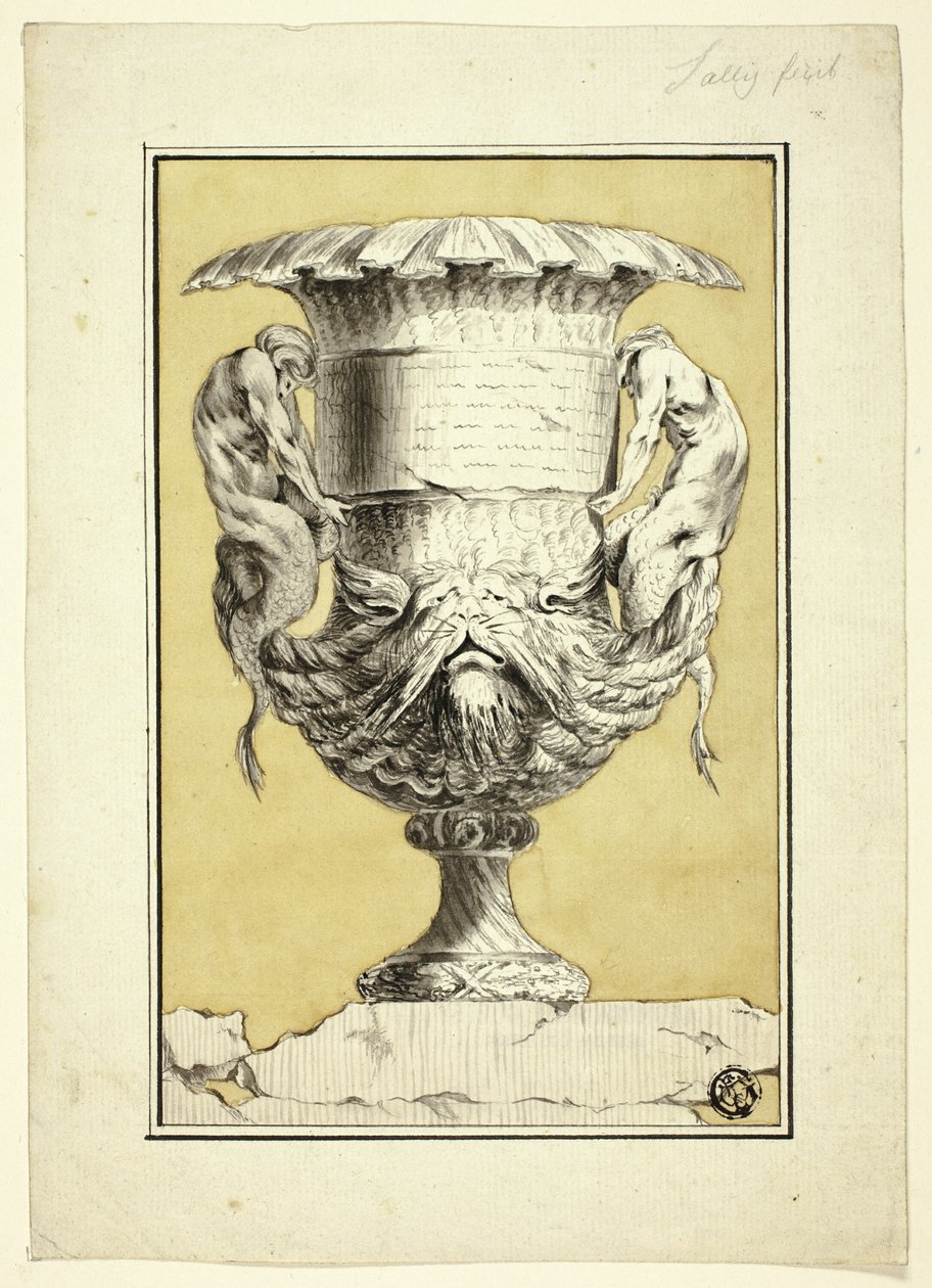 Vaso monumentale con figure antropomorfe da Jacques-Francois-Joseph Saly