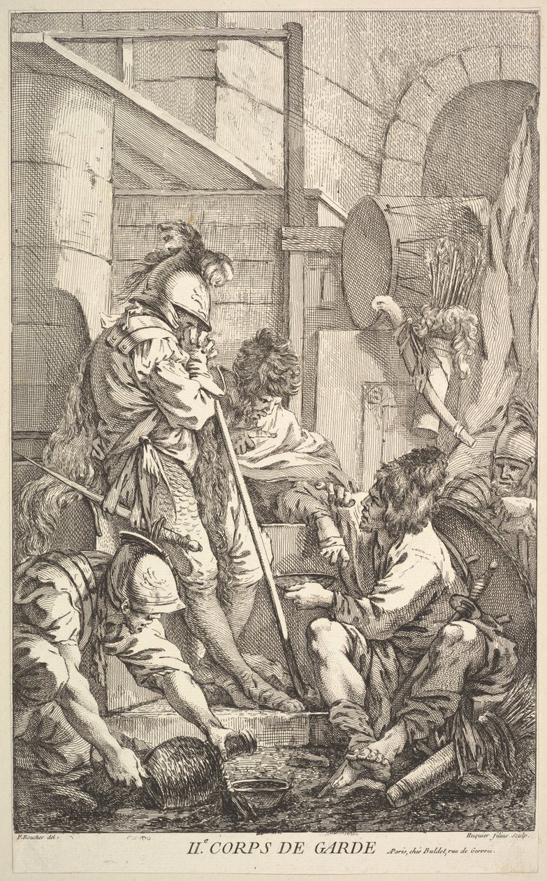 Seconda sala delle guardie da Jacques Gabriel Huquier