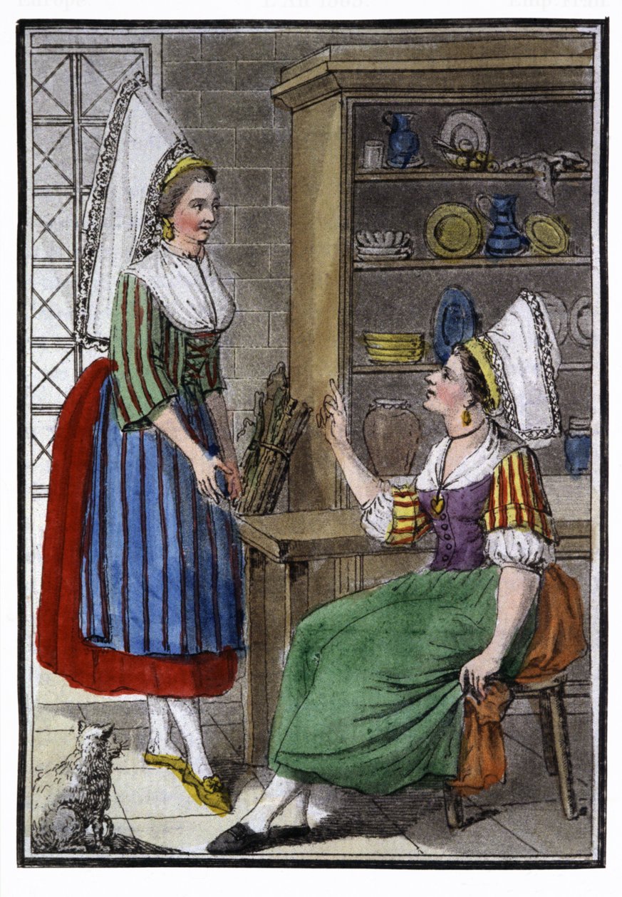 Donne contadine della Normandia da Jacques Grasset de Saint Sauveur