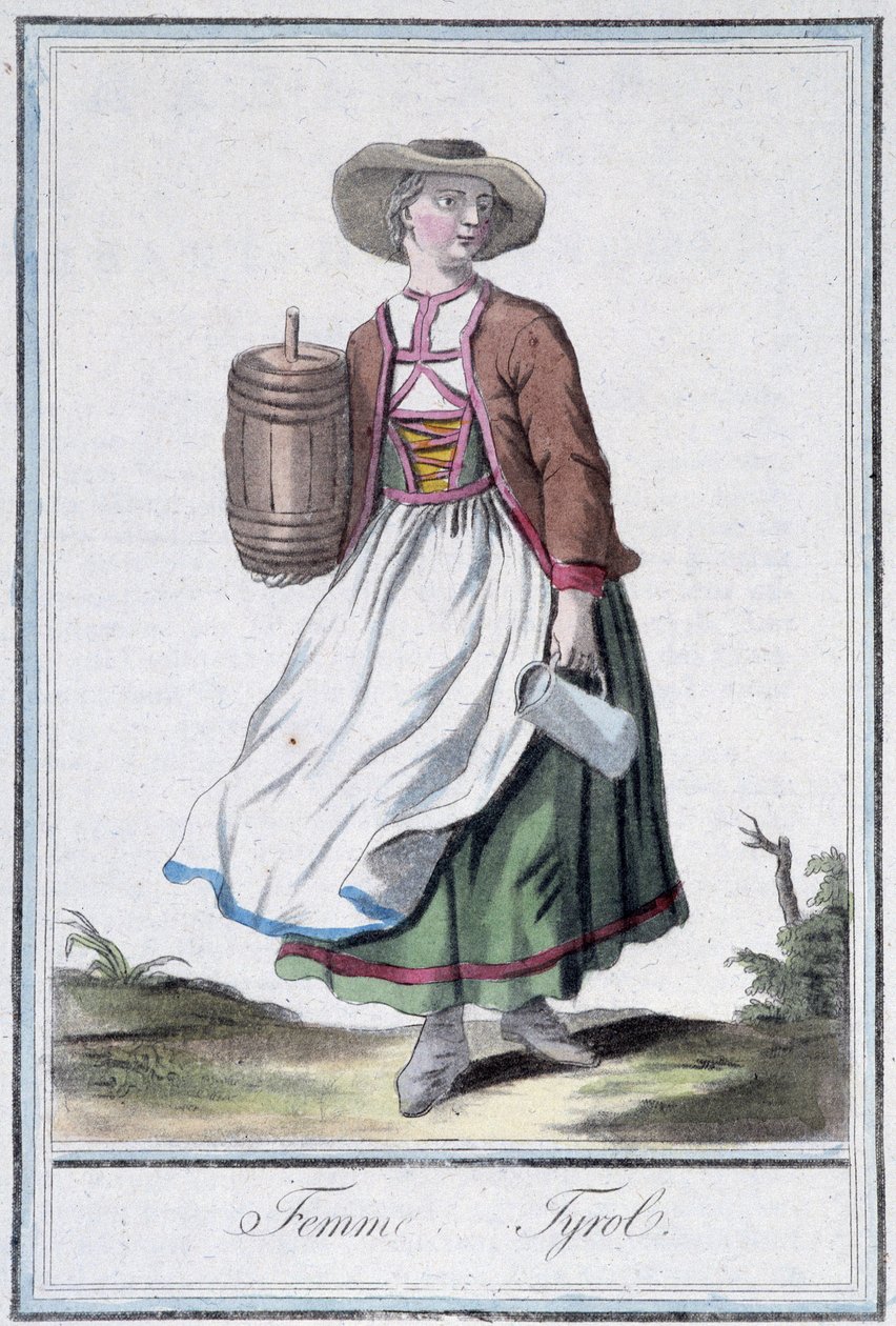Donna del Tirolo da Jacques Grasset de Saint Sauveur