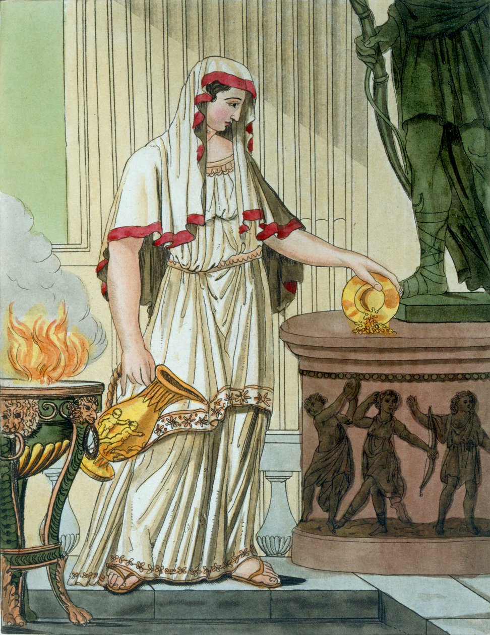 Vestale, illustrazione da 