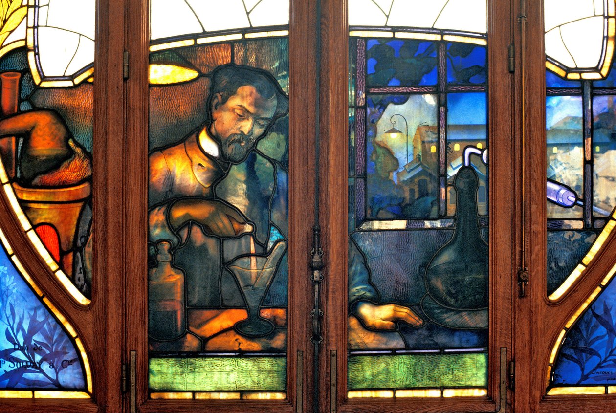 Nancy, Art Nouveau, Camera di Commercio e Industria, Vetrate di Jacques Gruber da Jacques Gruber
