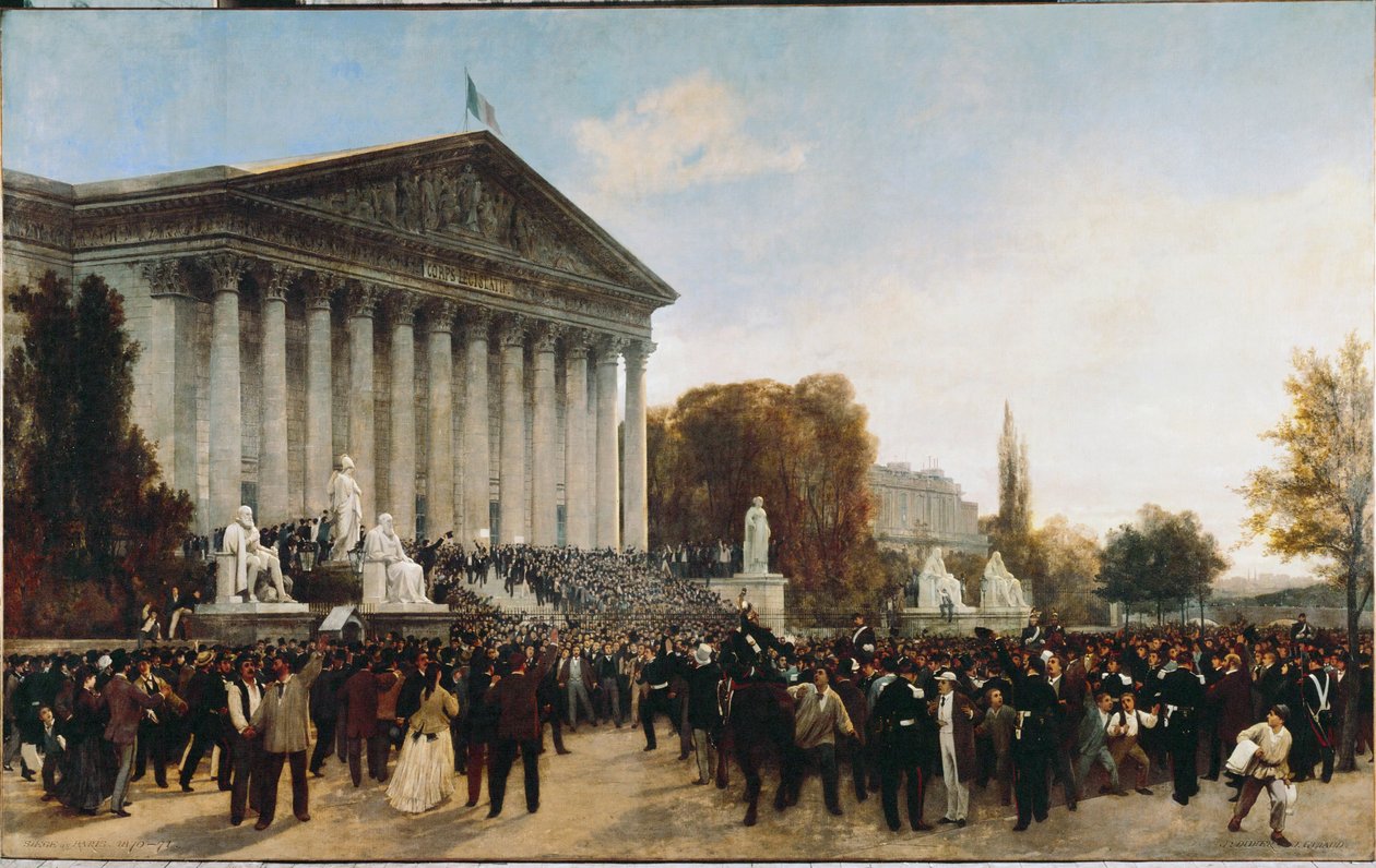 Palais Bourbon, sede del Corpo legislativo, dopo l