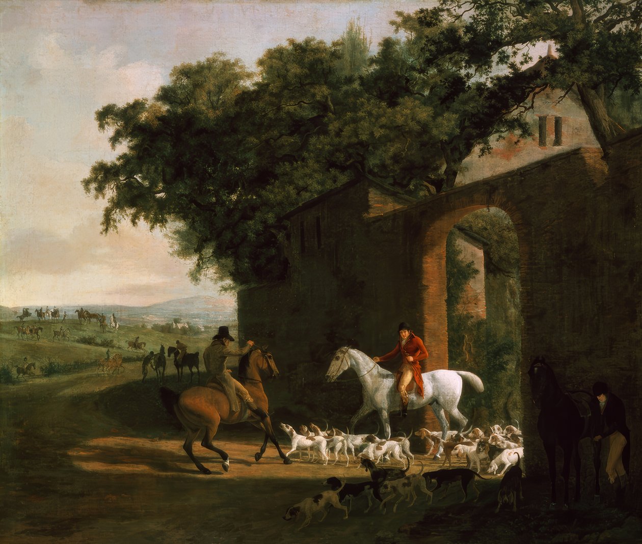 Partenza per la caccia da Jacques Laurent Agasse