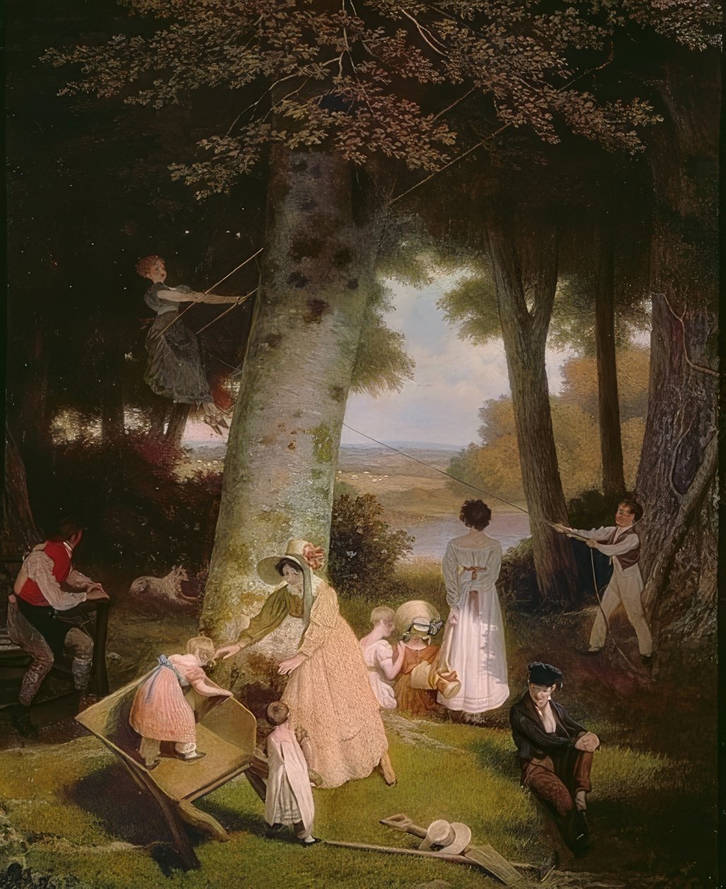 Il parco giochi da Jacques Laurent Agasse