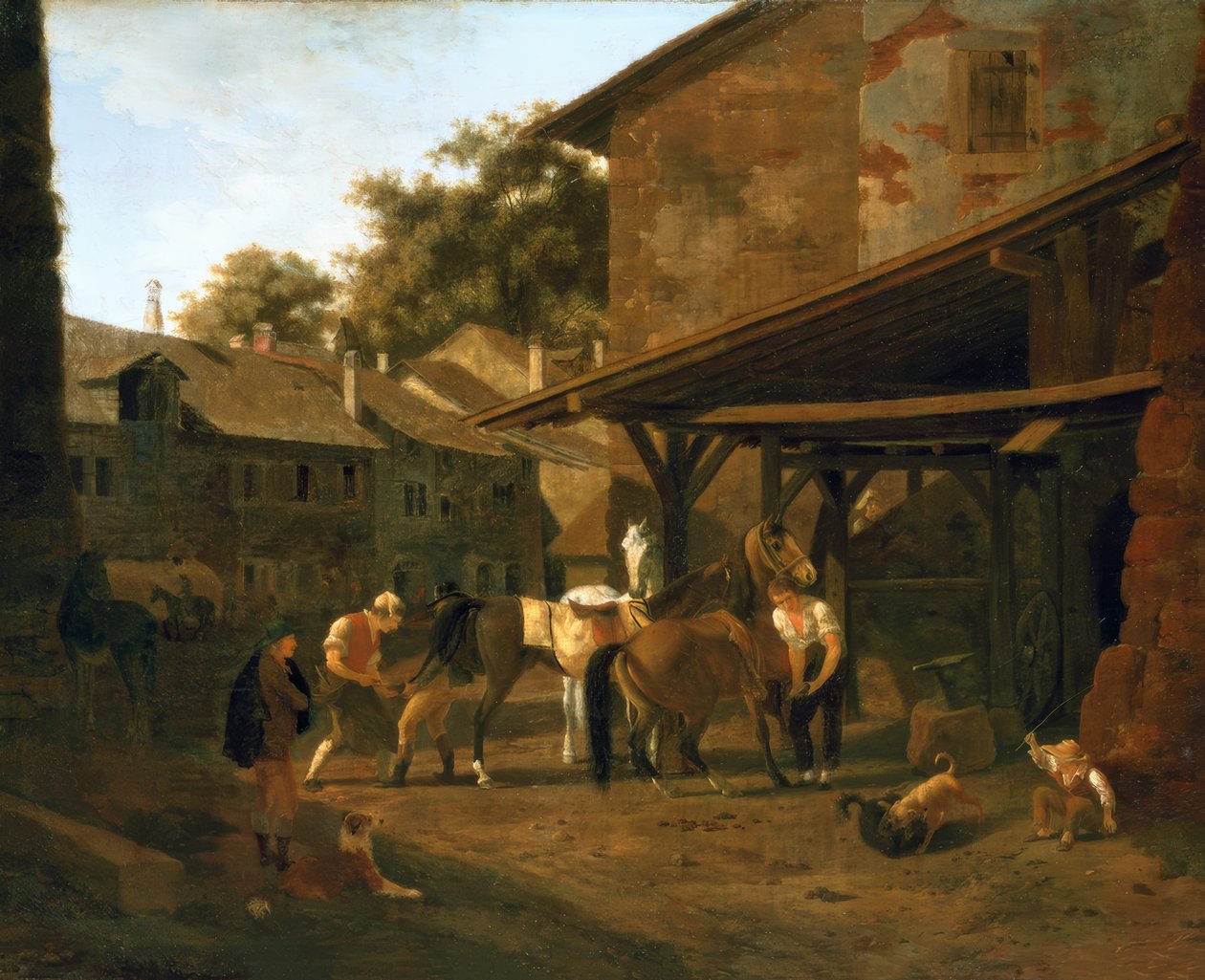La fucina di Losanna da Jacques Laurent Agasse