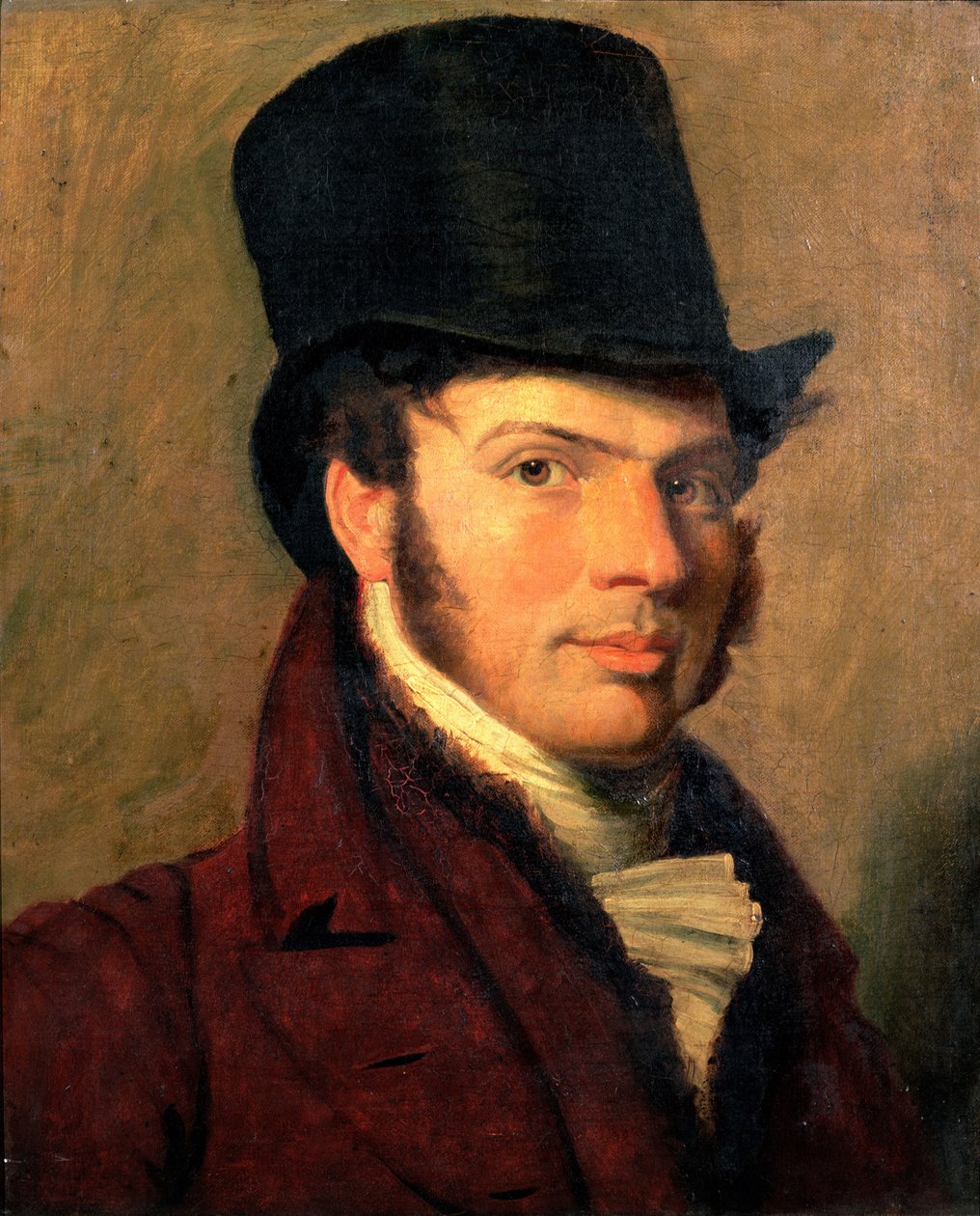 Ritratto di un Giovane con Cappello a Cilindro da Jacques-Laurent Agasse